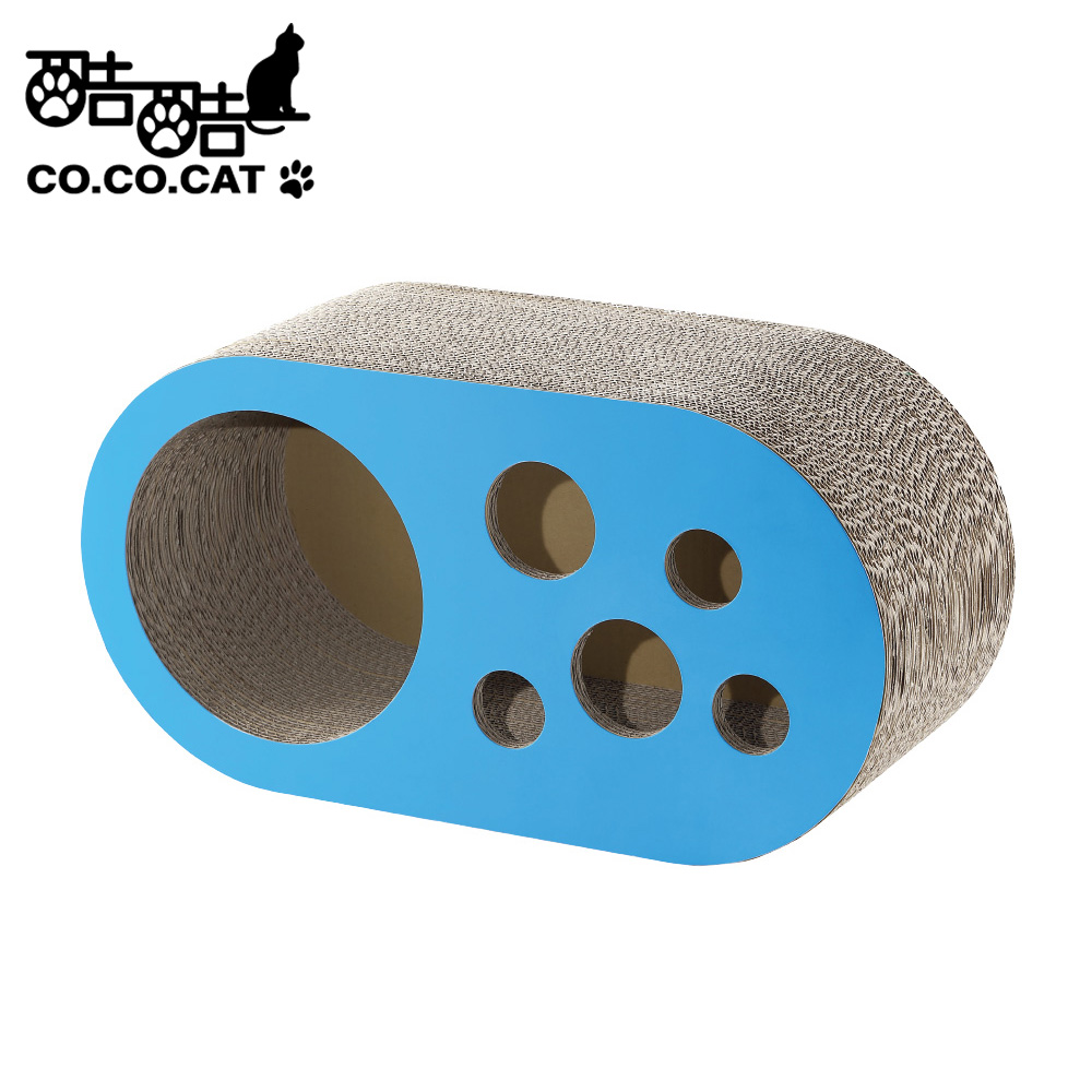 【Co.Co.Cat 酷酷貓 】洞洞樂-100%台灣製貓抓板(隨機不挑色)